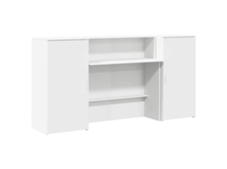 Reception Desk, Reception Desks Vidaxl Branco Madeira Processada (200 X 50 X 103.5 Cm)