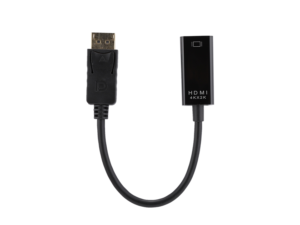 Cabo de Vídeo Dp para Hdmi LAXISCREED 4k 18cm