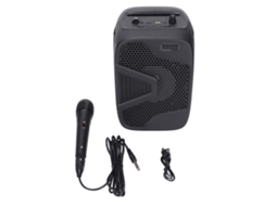 Altifalante Bluetooth 5.0 LAXISCREED com Luz Led e Rádio Fm