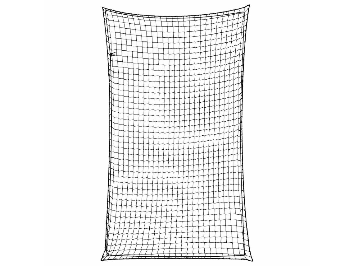 Vidaxl Rede Para Reboque Com Corda Elástica 2,1x1,25 M Pp Preto