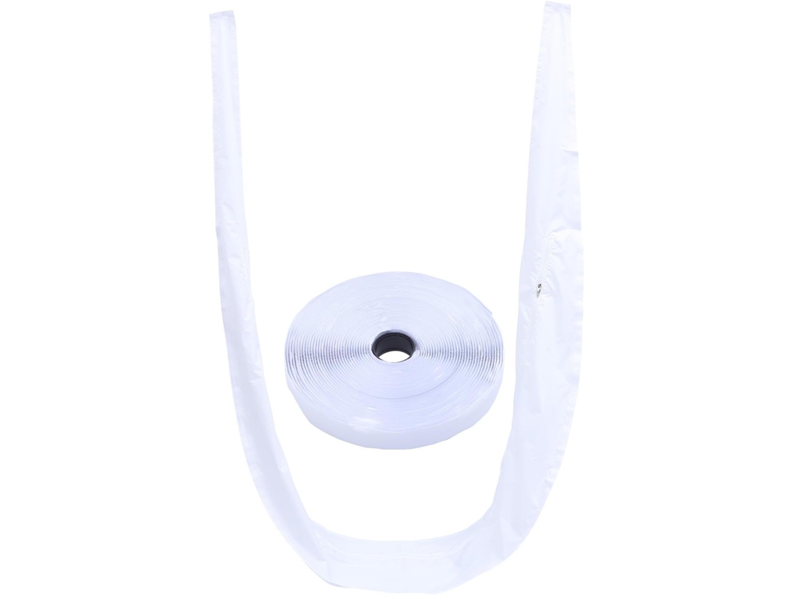 Kit De Vedação Para Janelas Tofficu, Tecido De Tafetá Poliéster Para Condicionadores Ar Portáteis, Cor Clara E Fita