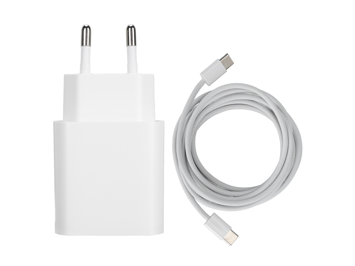 Aetheria carregador Pd 25w Bloco Usb C com Cabo 6.6ft para Ios 15 Pro, 14, 13, Tablet Air 3