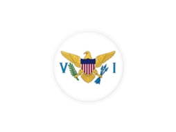 Adesivo Redondo Multicolorido Ilhas Virgens Americanas 8 Cm 1000 Unidades Pvc Brilvibera