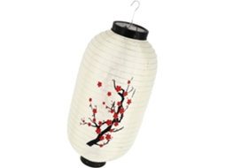 Lanterna Japonesa em Tecido de Seda Branca, Decoração Externa Durável para Restaurante, Estilo SFUSHOS
