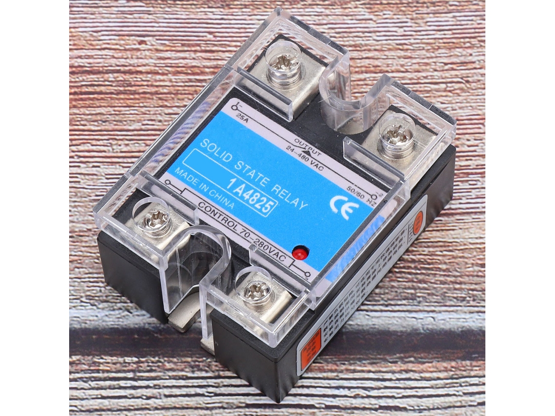 Relé De Estado Sólido Monofásico Laxiscreed 70-280vac Entrada, 24-480vac Carga Para Máquinas Cnc