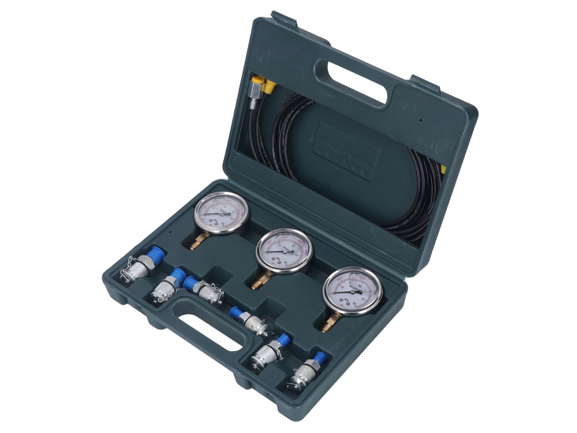 Kit De Teste De Pressão Hidráulica Laxiscreed Com Manómetros E Conectores Para Manutenção E Reparação