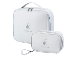 2 Pacotes De Kit De Primeiros Socorros Mini, Bolsa Vazia Portátil Médica Bolsa De Primeiros Socorros
