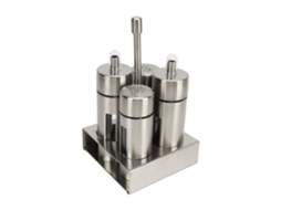 Conjunto de Condimentos LAXISCREED Aço Inox 304 com Base