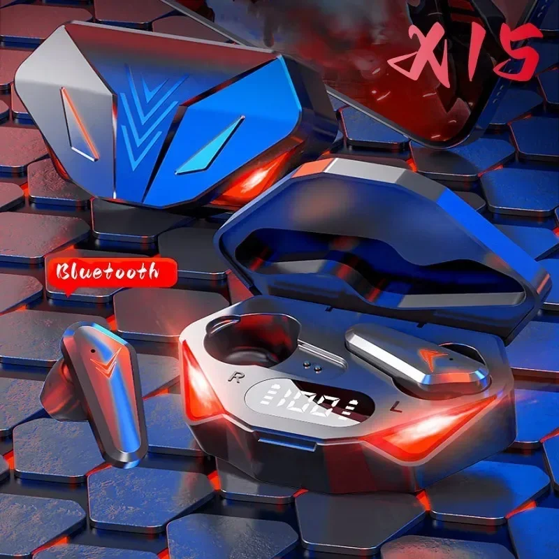 Fone de Ouvido Gamer Sem Fio Bluetooth, com Microfone, Áudio Estéreo com Graves Potentes e À Prova D'água. MDUG