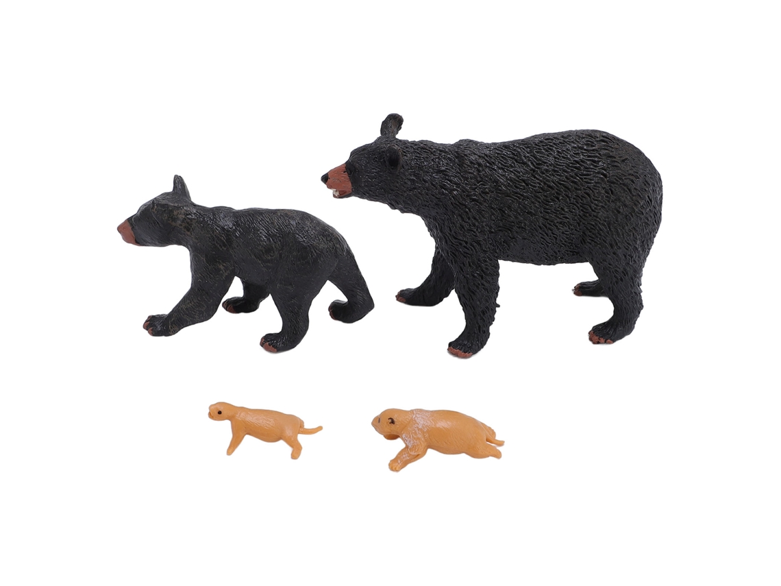 Figura do Ciclo de Vida do Urso WalshLXq, Modelo Educacional Decorativo em PVC para Ensino e Brincadeiras