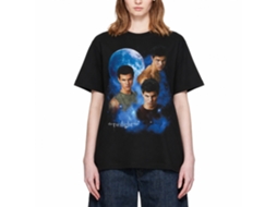 Rockinstone Twilight Movie Jacob And Moon Black Adult T-shirt Size:xxl