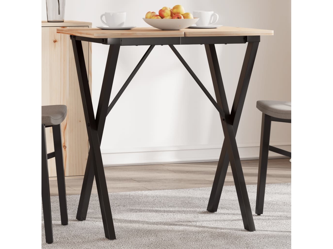 Vidaxl Pernas Para Mesa De Jantar Estrutura Em X Aço