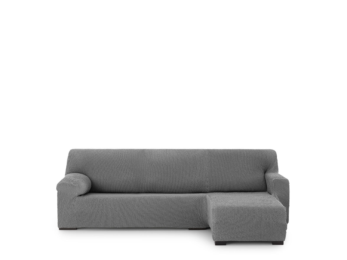 Capa para chaise longue de braço curto direito EYSA THOR Cinzento escuro 110 x 110 x 310 cm