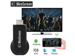 Tv Stick Ota Receptor de Exibição Wi fi Sem Fio Miracast Airplay Android Led Usb Portátil Casa Escritório Compacto Resistente a Viagens STELASPLEN