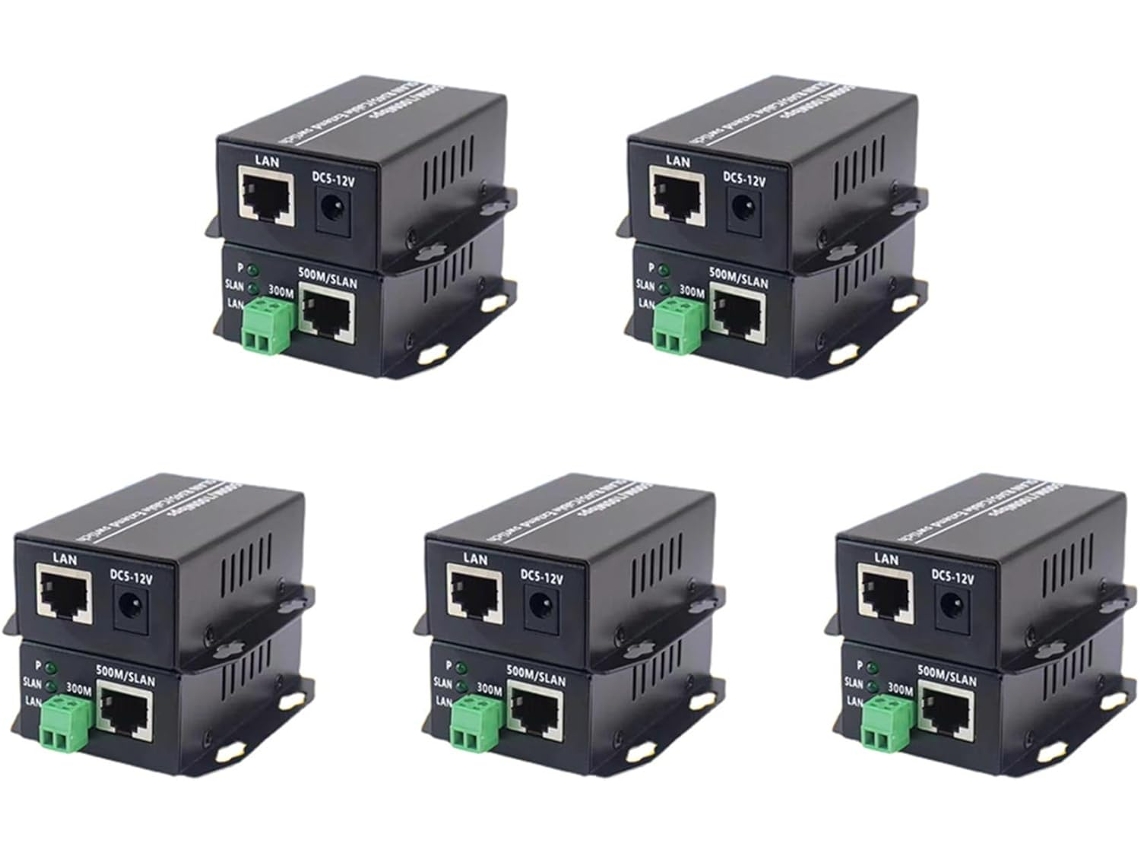 Conversor Ethernet 10x para Par Trançado Extensor de Linha Telefônica SFUSHOS
