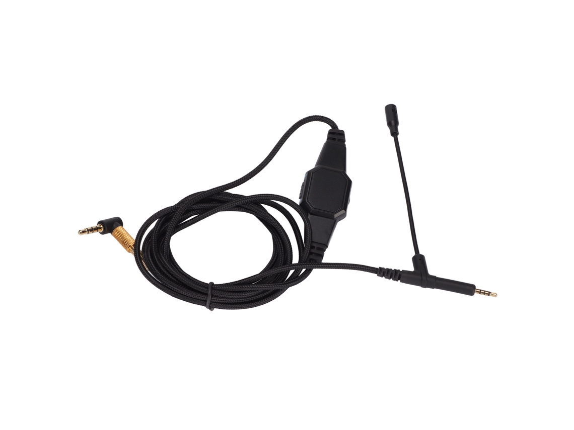 Cable de Reposição para Auriculares de 3,5 Mm a 2,5 Mm com Microfone, Compatível com Akg K490 Nc, K545, Y45bt, Y50 e Y40 com S/MARCA