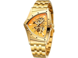 Lurelia Relógio Mecânico Masculino, Automático, Luminoso, Mostrador Esqueleto, Aço Inoxidável, Abs, Resistente À Água 30m