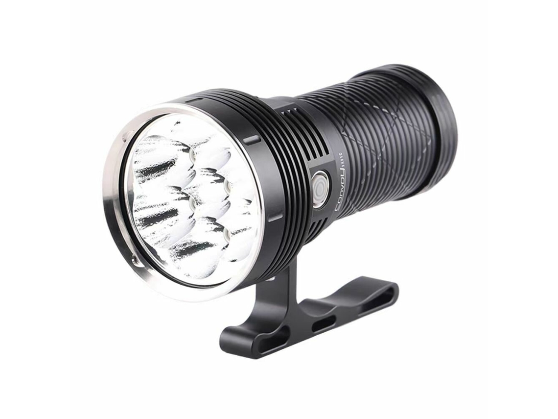 Lanterna Led De Alta Potência 5000k-convoy 3x21c Sst40 15000lm Com Cabo Portátil E Cabo De Campismo