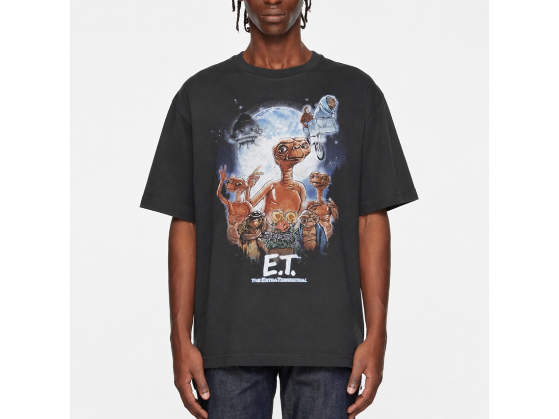 Rockinstone E.t. Multiple E.t. With Moon Smoke T-shirt Size:xxxl