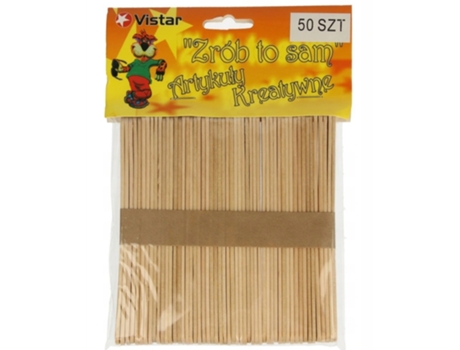 Palitos De Madeira 11cm, 50 Unidades Vistar