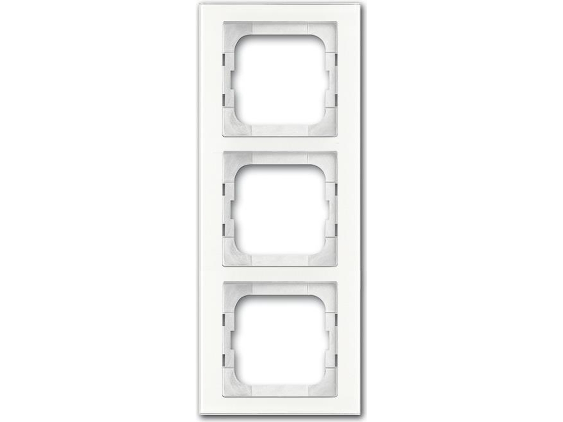 1754 0 4439. Cor do produto Branco, Design Sem parafusos, Compatibilidade da marca Busch Jaeger (2cka001754a4439 Busch Jaeger