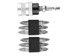 Laxiscreed Limitador De Profundidade Ajustável Para Parafusos, Acompanha 12 Bits Phillips Ph2 Para Trabalhos Precisos