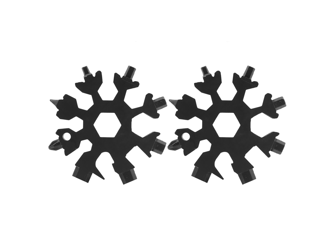 Chave De Neve 18 Em 1 Chave De Fenda Multifuncional Ferramenta Portátil Para Exterior Preto