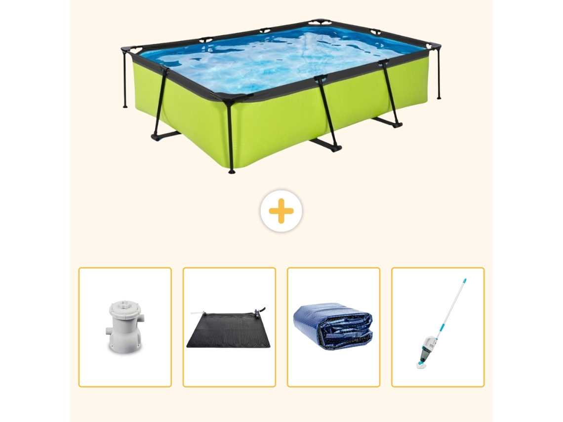 Exit-toys Piscina Exit Retangular - 300x200x65 Cm - 5-peças S252