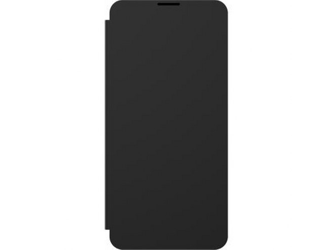 Capa Fólio Aba para Samsung Galaxy A31 Pele com Porta-Cartões Preto