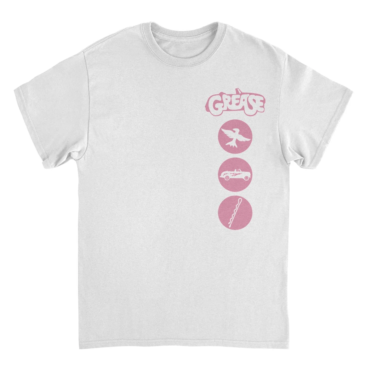 Rockinstone Grease Grease White T-shirt Size:xxl