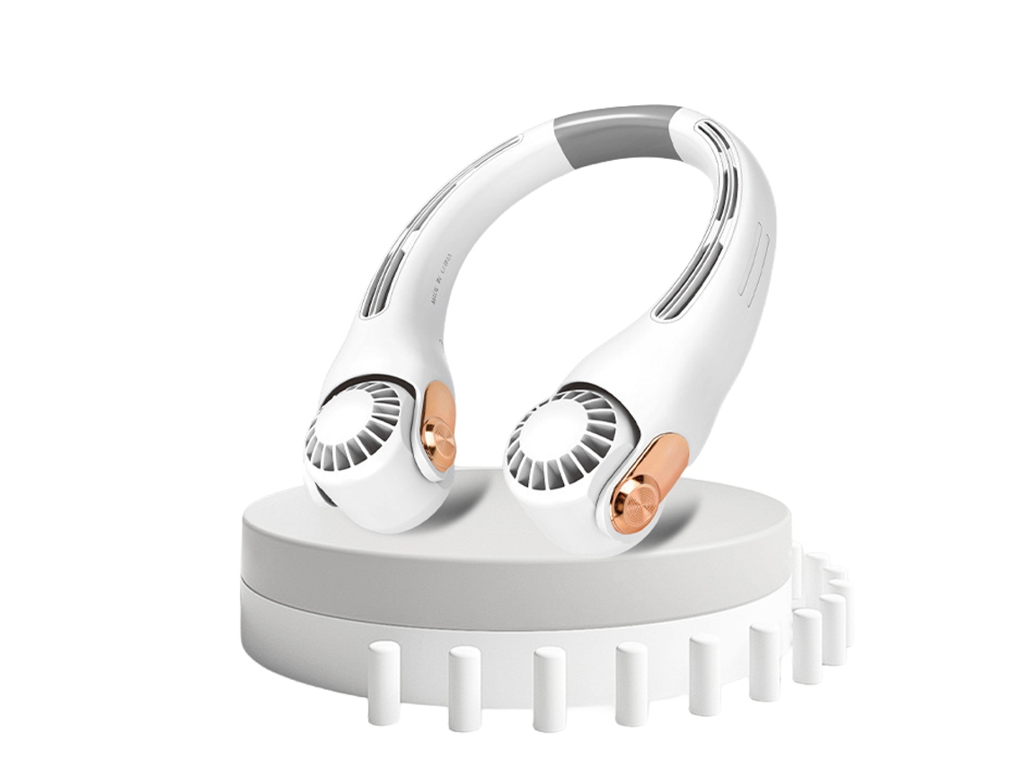 Laxiscreed Ventilador Usb Portátil De Pescoço Leve, Silencioso E Com Refrigeração Rápida E Fácil De Usar