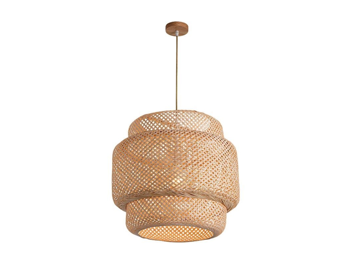 Lâmpada De Teto Pendente Estilo Retro Japonês Feita À Mão Em Bambu Para Café Loja Loft