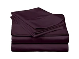Conjunto De Lençóis De Luxo, 100 Algodão Egípcio, Lençóis Com Elástico De Bolso Profundo, Com 360° De Elasticidade, Trama De Cetim De Alta Contagem D