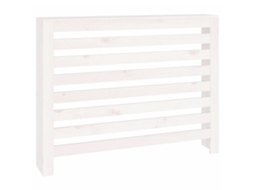 Radiator Cover, Radiator Covers Vidaxl Branco Madeira De Pinho (108.5 X 19 X 84 Cm)