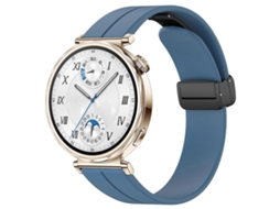 Pulseira De Silicone Dobrável Com Fecho Magnético