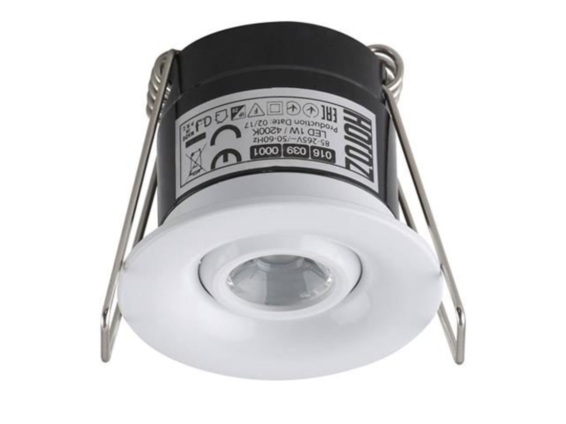 Mini Led Spot 1W Origem Redonda Branca HOROZ ELECTRIC