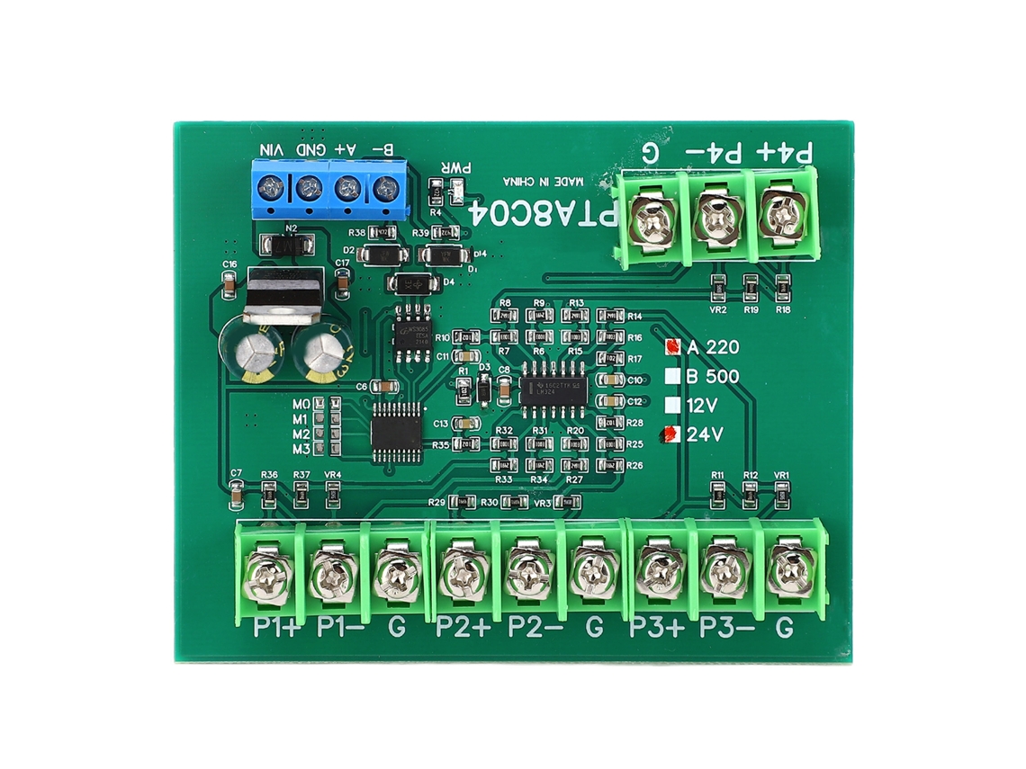 Sensor De Temperatura Laxiscreed 4 Canais Pt100 Rtd Com Rs485 -40°c A 220°c, Alimentação 24v Dc