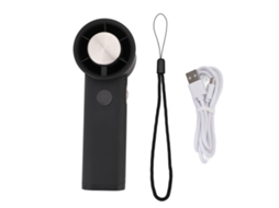 Mali ventilador Portátil de Mão de Alta Velocidade com Bateria 3600mah Cinza Escuro