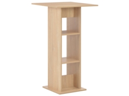 Vidaxl Mesa De Bar 60x60x110 Cm Cor Carvalho