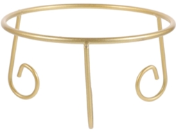 Suporte Pequeno De Metal Ounona Para Bola Cristal Dourada, Expositor Decorativo Multifuncional Para Jardim E Casa, Base