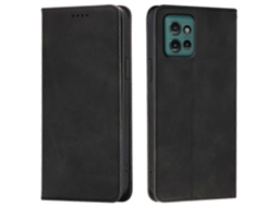 Capa De Celular Para Motorola Edge 50 Neo 5g / Moto S50 5g / Thinkphone 25 5g, Capa Tipo Carteira De Couro Com Textura De Bezerro E Fecho Magnético Oc