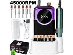 Lixa De Unhas Recarregável, Removedor De Esmalte, Removedor De Cutículas E Portátil.roxo