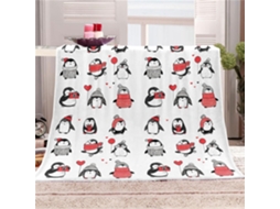 Manta de Flanela Fansu Quente e Macia Inverno em Microfibra com Estampa 3d Ideal para Cama Ou Sofá Adequada Ad