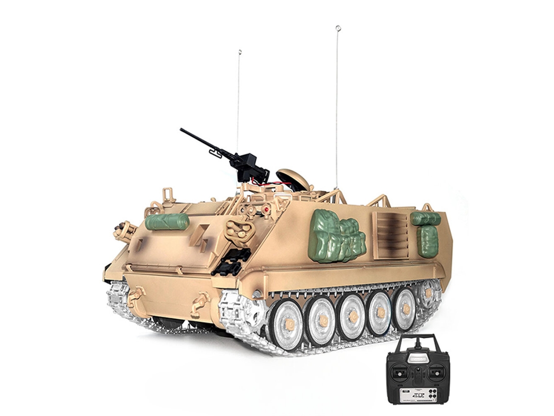 Basic Editiontongde Modelo M113a2 Rtr 1/16 2.4g Tanque de Batalha Rc com Fumo, Som e Luzes Led Modelo de Veículos Simulados Rtr Toys MDUG
