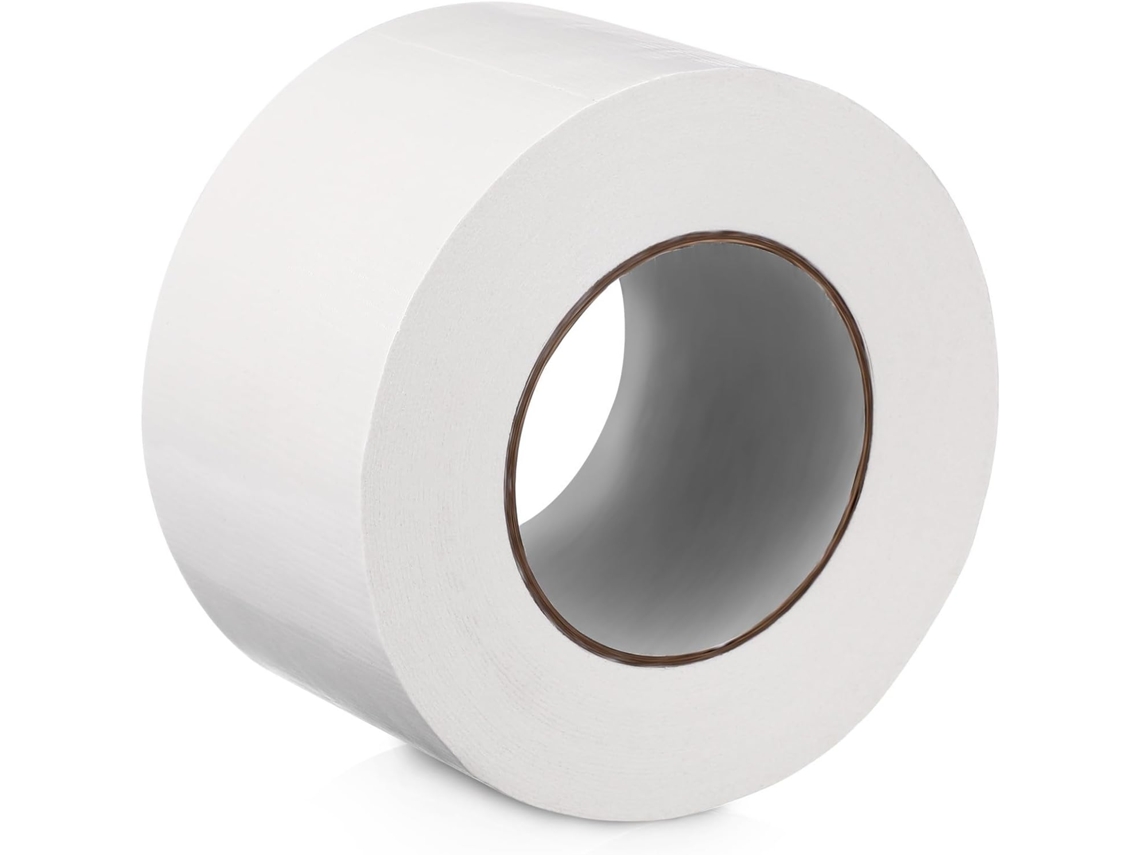 Fita Adesiva de Alto Desempenho, Branca, 80 Mm X 50 M, com Alta Força de Adesão e Fácil Aplicação, CHABERLU