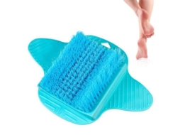 Escova De Pé Para Banho Com Pedra De Pumice, Exfoliante E Massager, Remove Pele Morta E Calos Sem Se Curvar