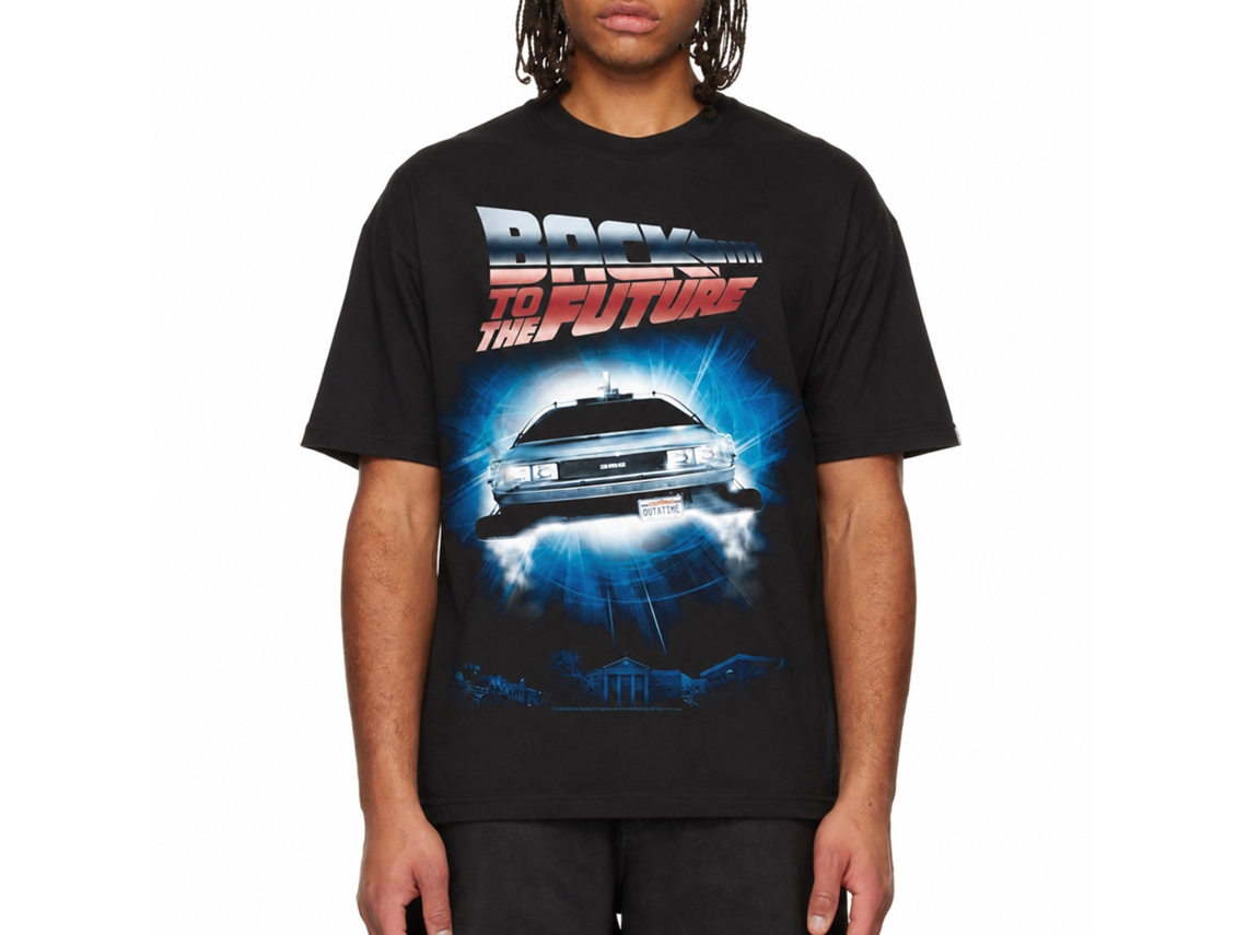 Rockinstone Back To The Future Movie Black Adult T-shirt Size:xxxl