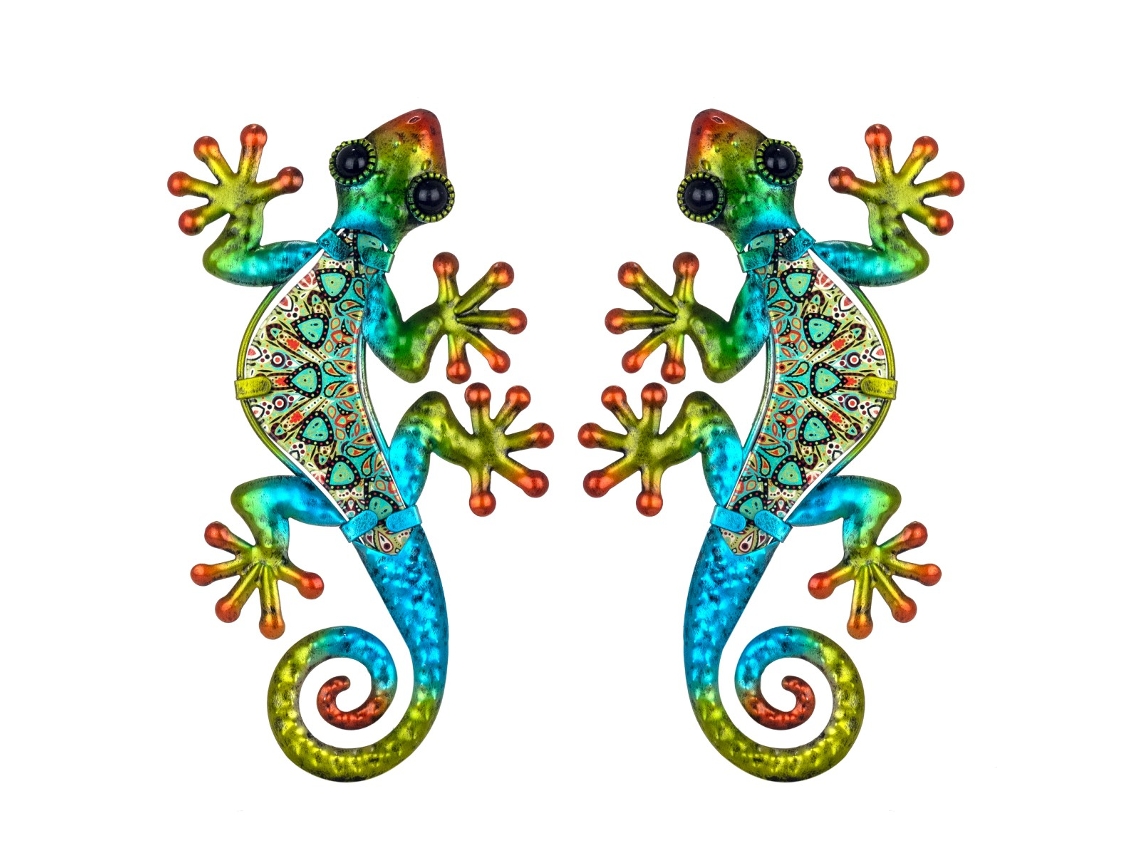 Figura Decorativa BY SIGRIS lagartos 2 unidades