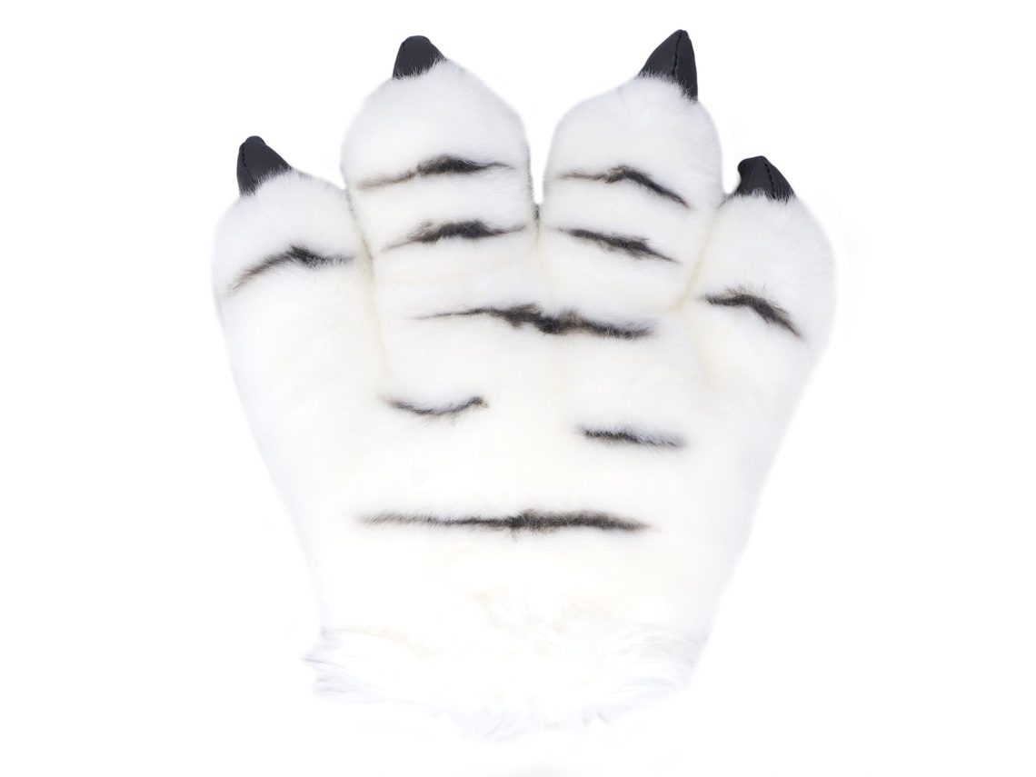 Primerox luva de Pelúcia com Garra de Animal Fofa Tigre Louco para Halloween Natal Brincadeira Presente