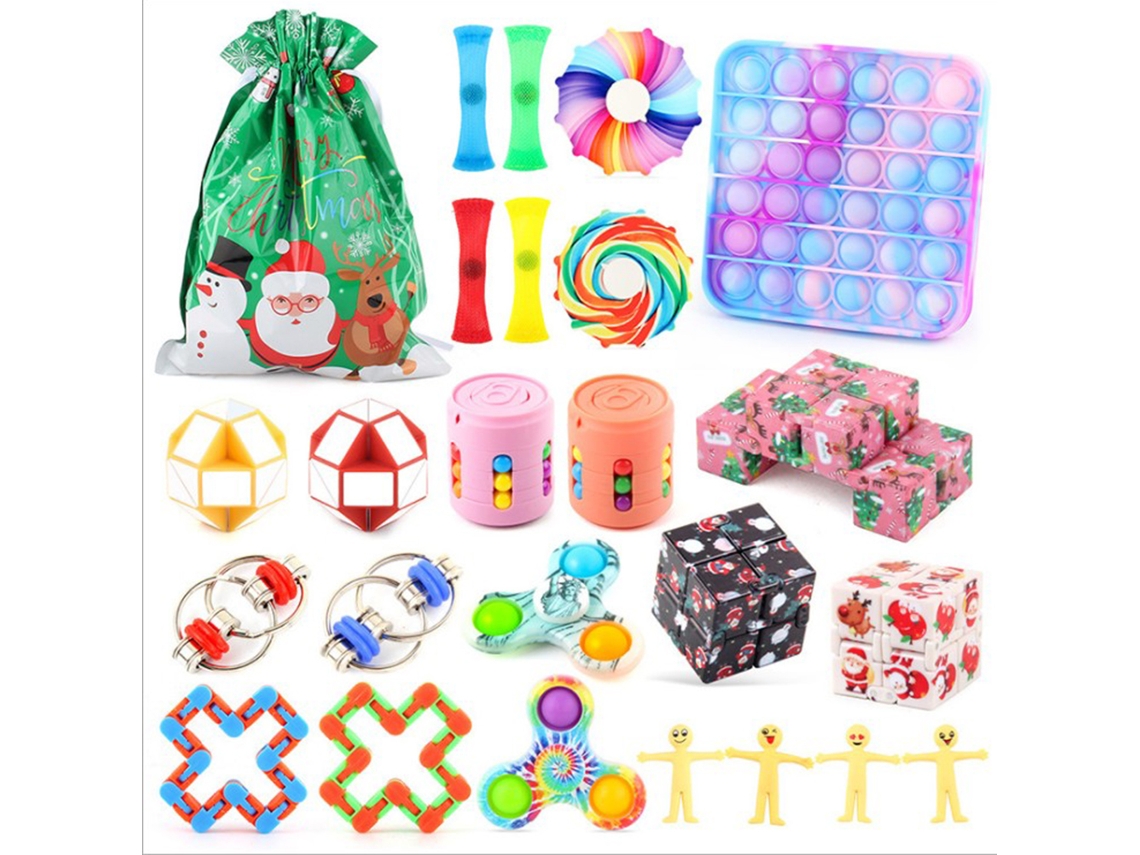 Laxiscreed Kit Diy 24 Peças Para Alívio Do Estresse E Diversão No Natal
